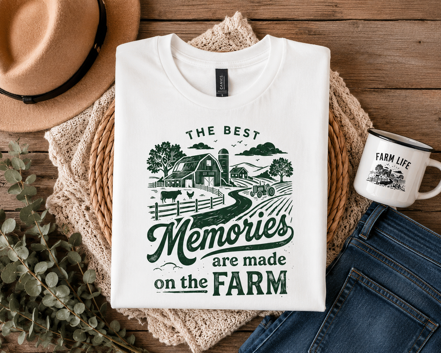 The Best Memories Are Made on the Farm Tee