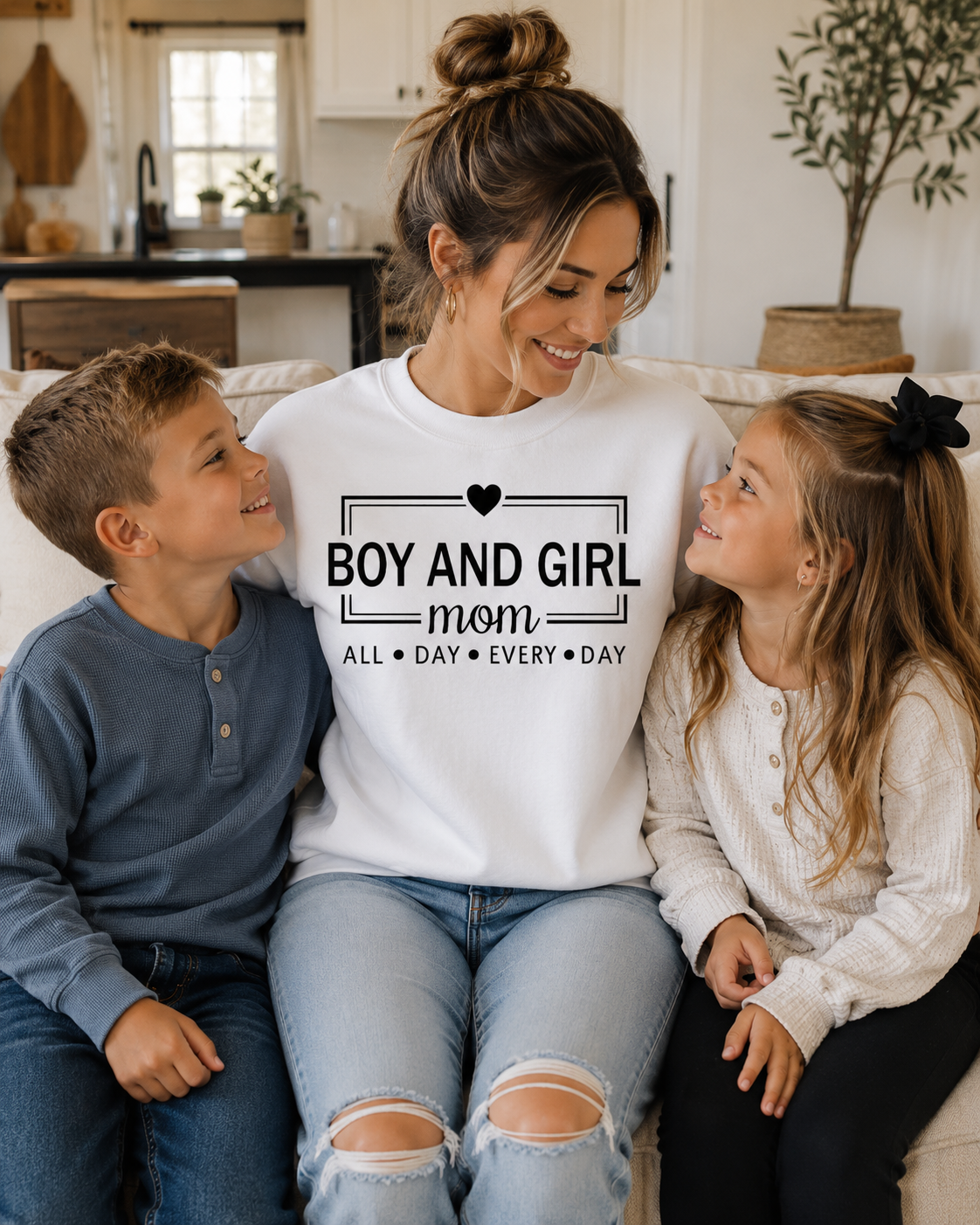 Mama of Both- Sweatshirt