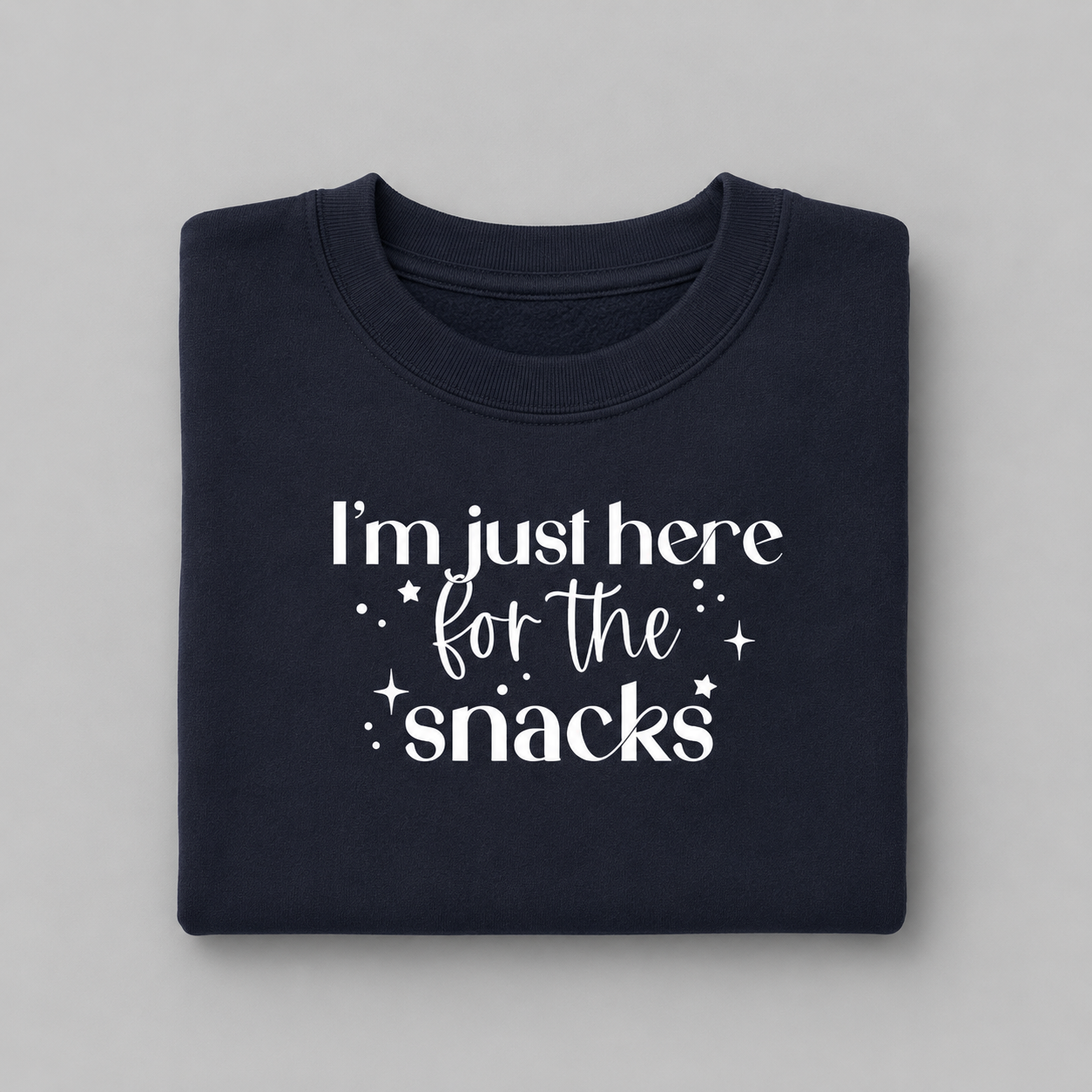 I'm Just Here for the Snacks Sweatshirt-Youth