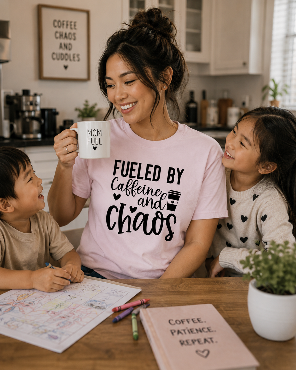 Fueled by Caffeine & Chaos Tee