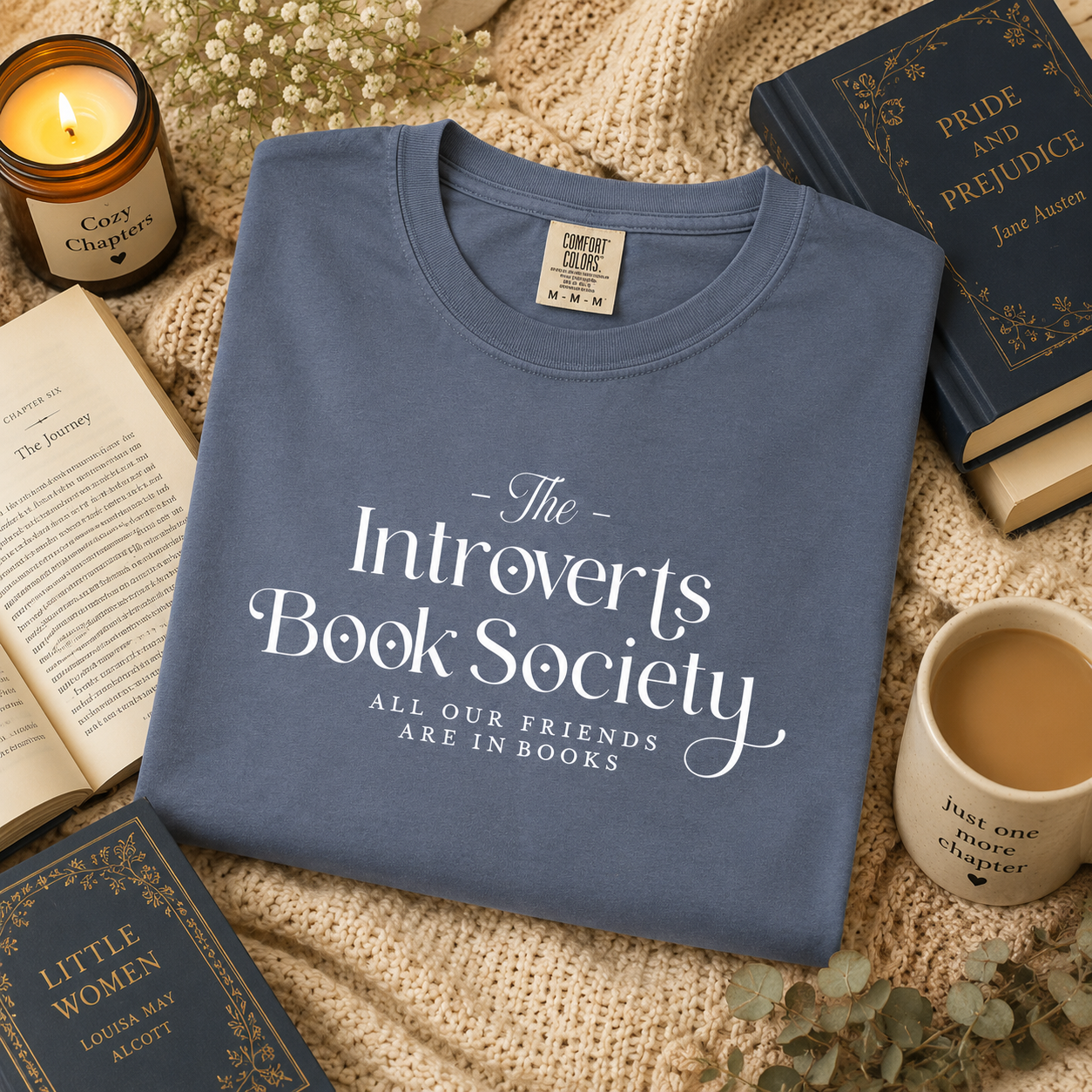 The Introverts Book Society Graphic Tee