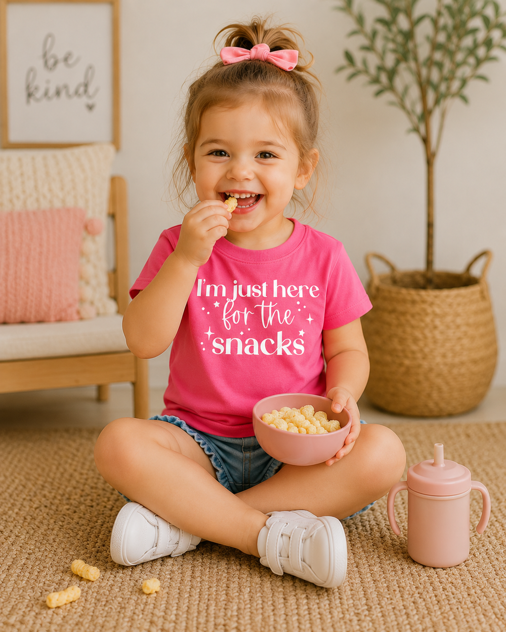 I'm Just Here for the Snacks Tee