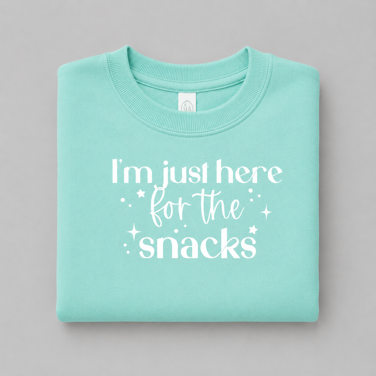 I'm Just Here for the Snacks Toddler Sweatshirt