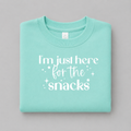 I'm Just Here for the Snacks Sweatshirt-Youth