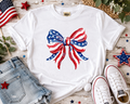 Patriotic Bow Graphic Tee