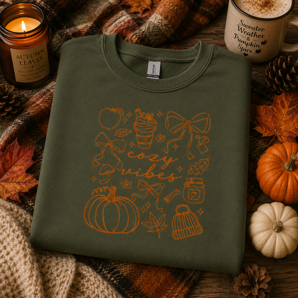 🍂 Cozy Vibes Sweatshirt