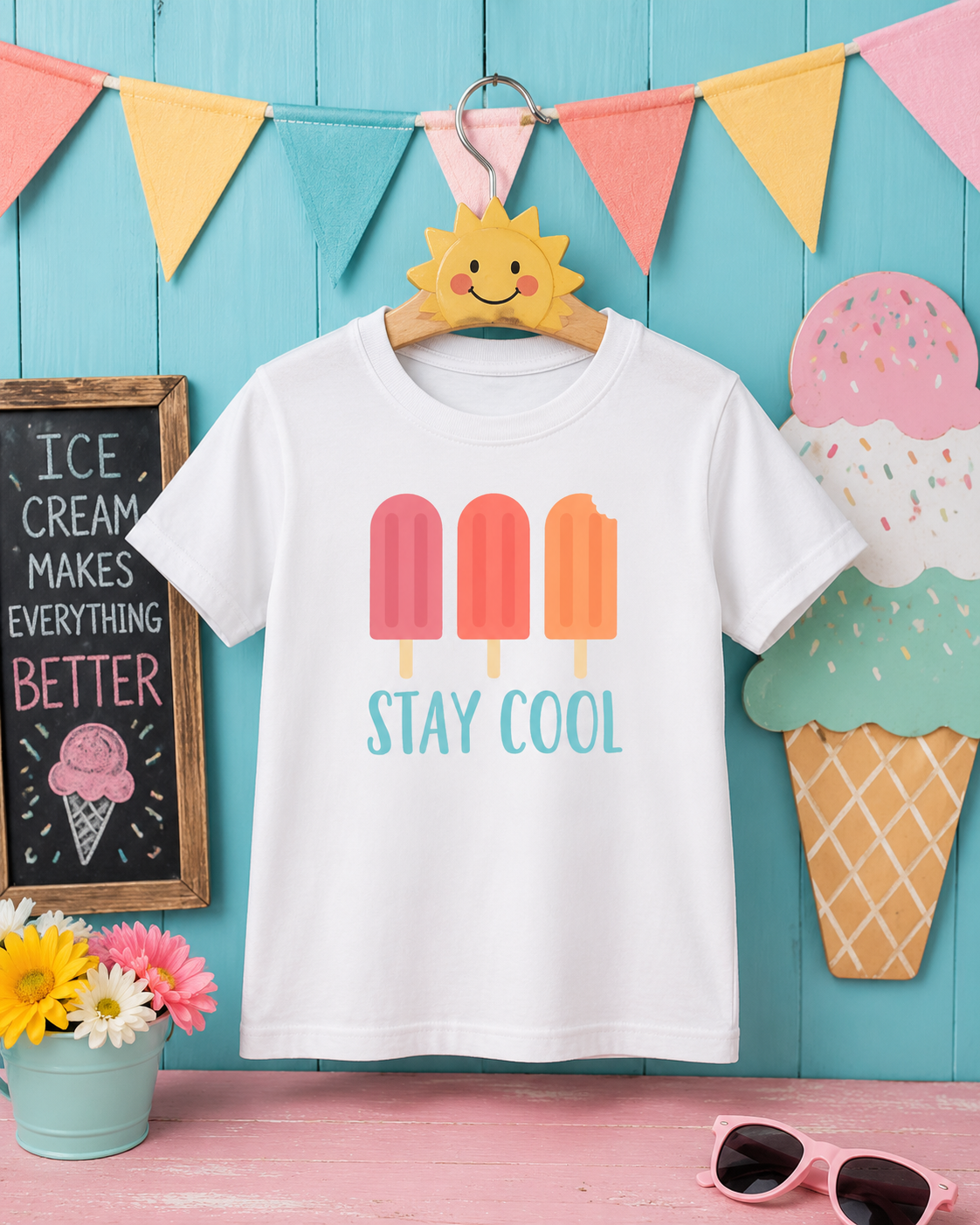 Stay Cool Toddler Tee 🍦☀️💕