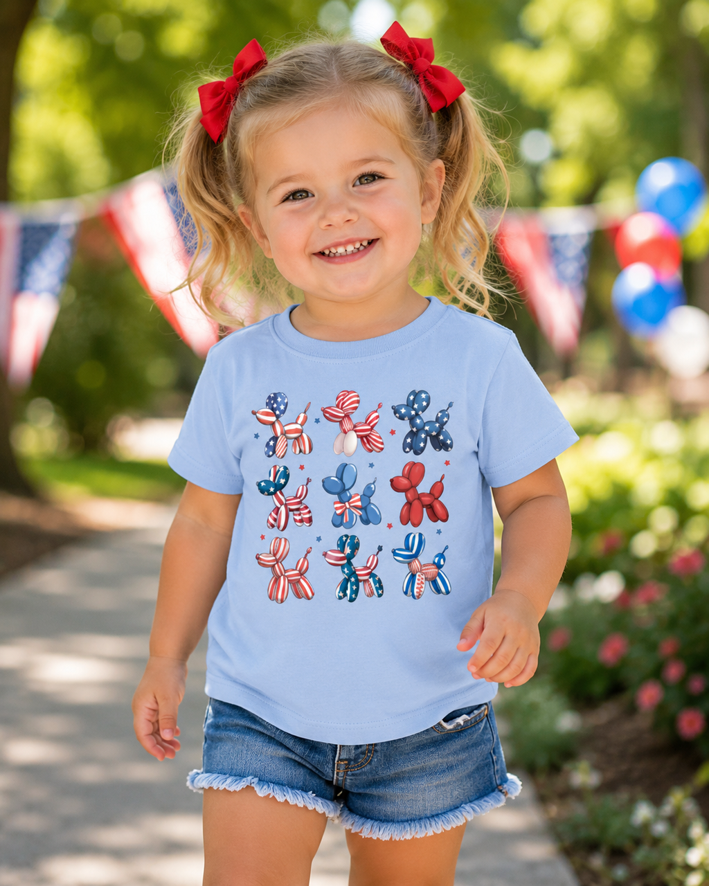 🎈 Patriotic Balloon Puppy 🇺🇸