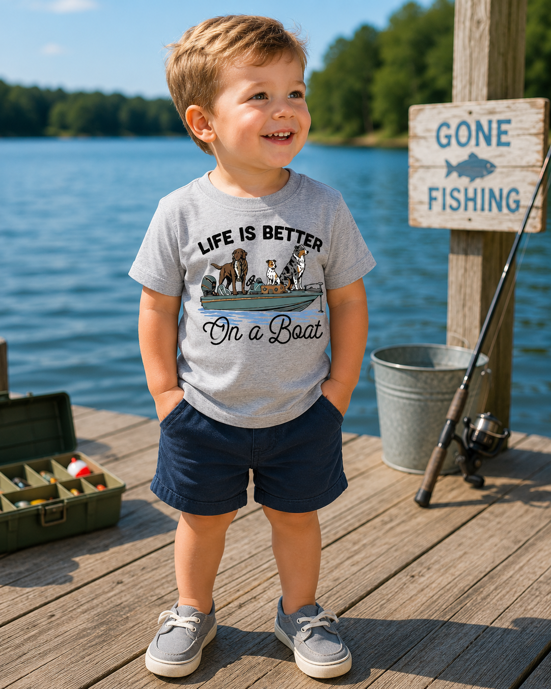 Life is better on a Boad-Toddler