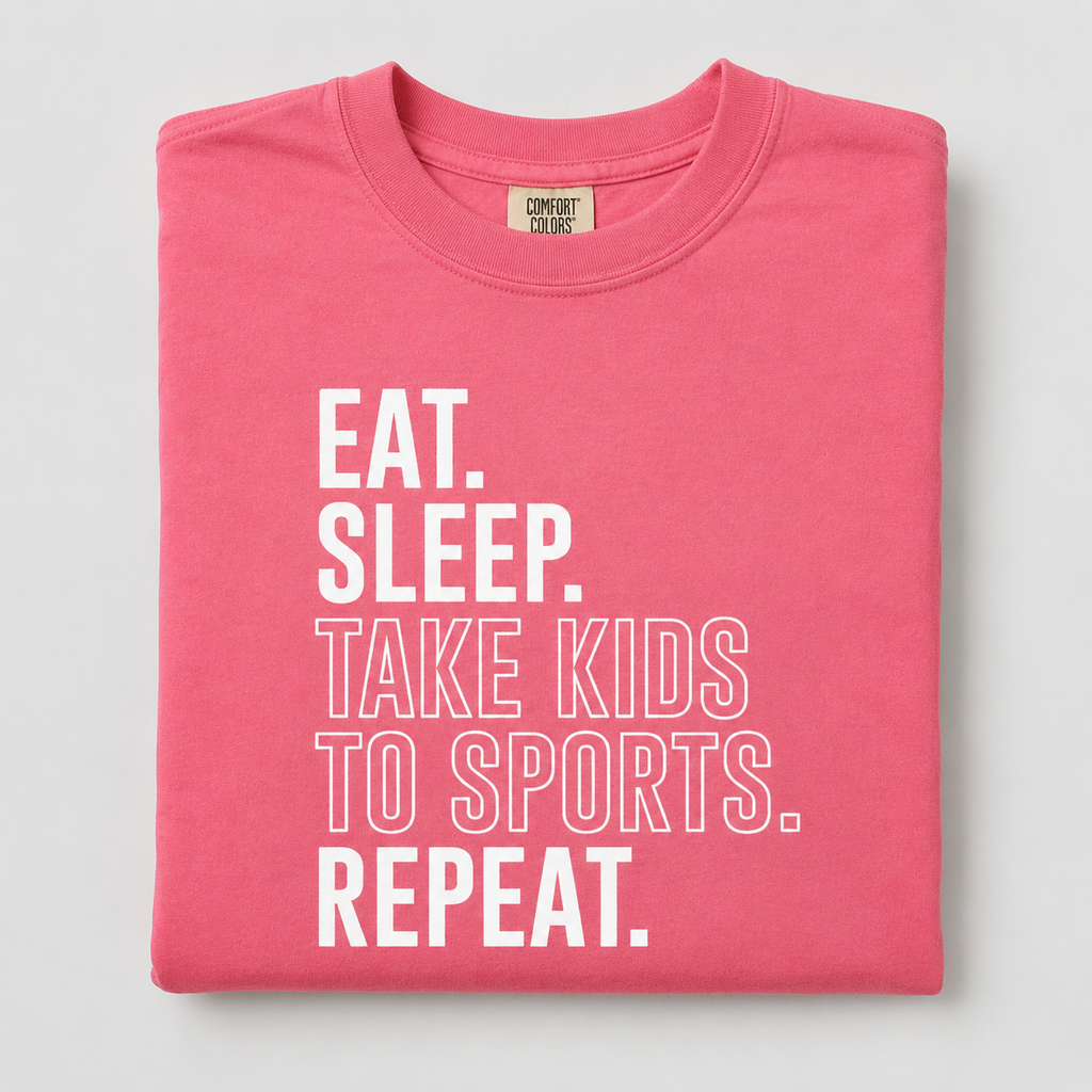 Eat. Sleep. Take Kids to Sports. Repeat. T-Shirt
