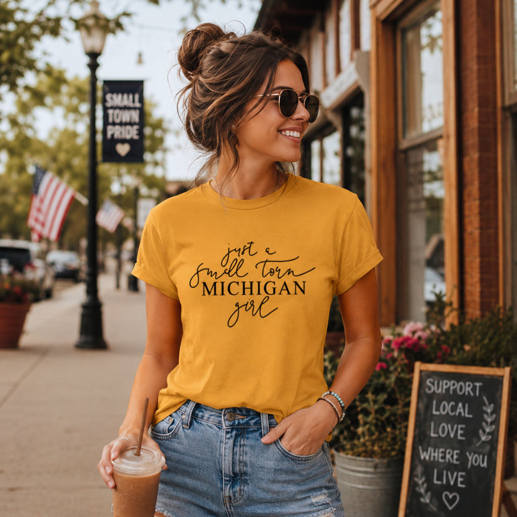 Just a Small Town Michigan Girl T-Shirt