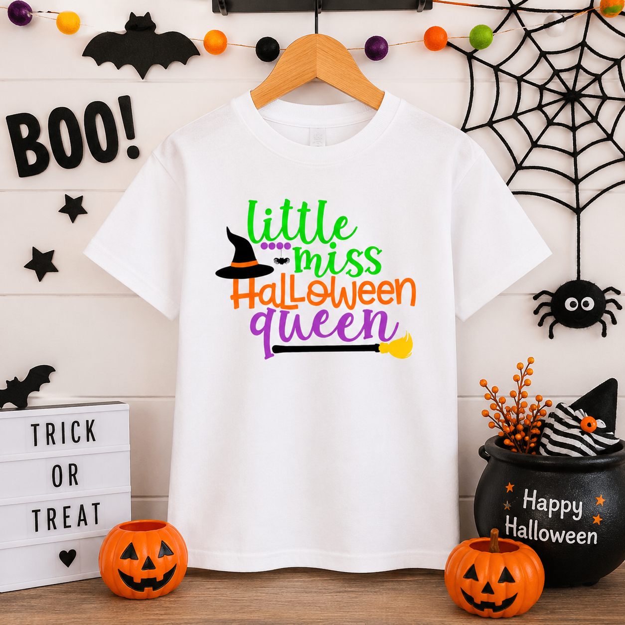 Little Miss Halloween Queen-Tee