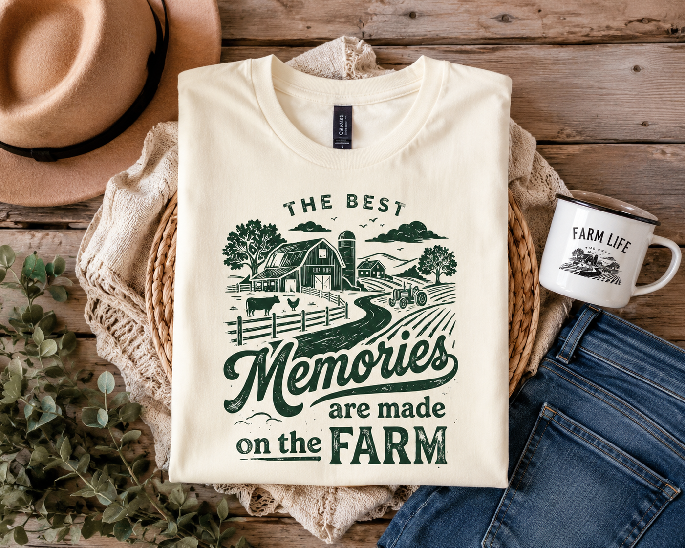 The Best Memories Are Made on the Farm Tee