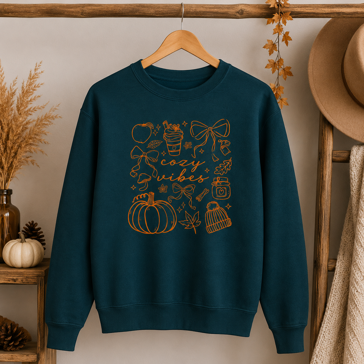 🍂 Cozy Vibes Sweatshirt