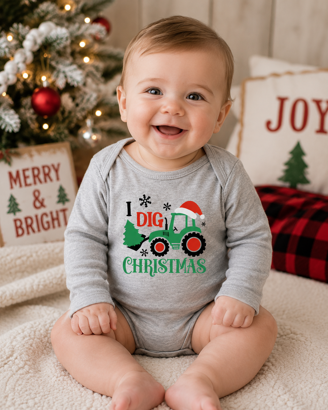 I Dig Christmas- Infant Body Suit