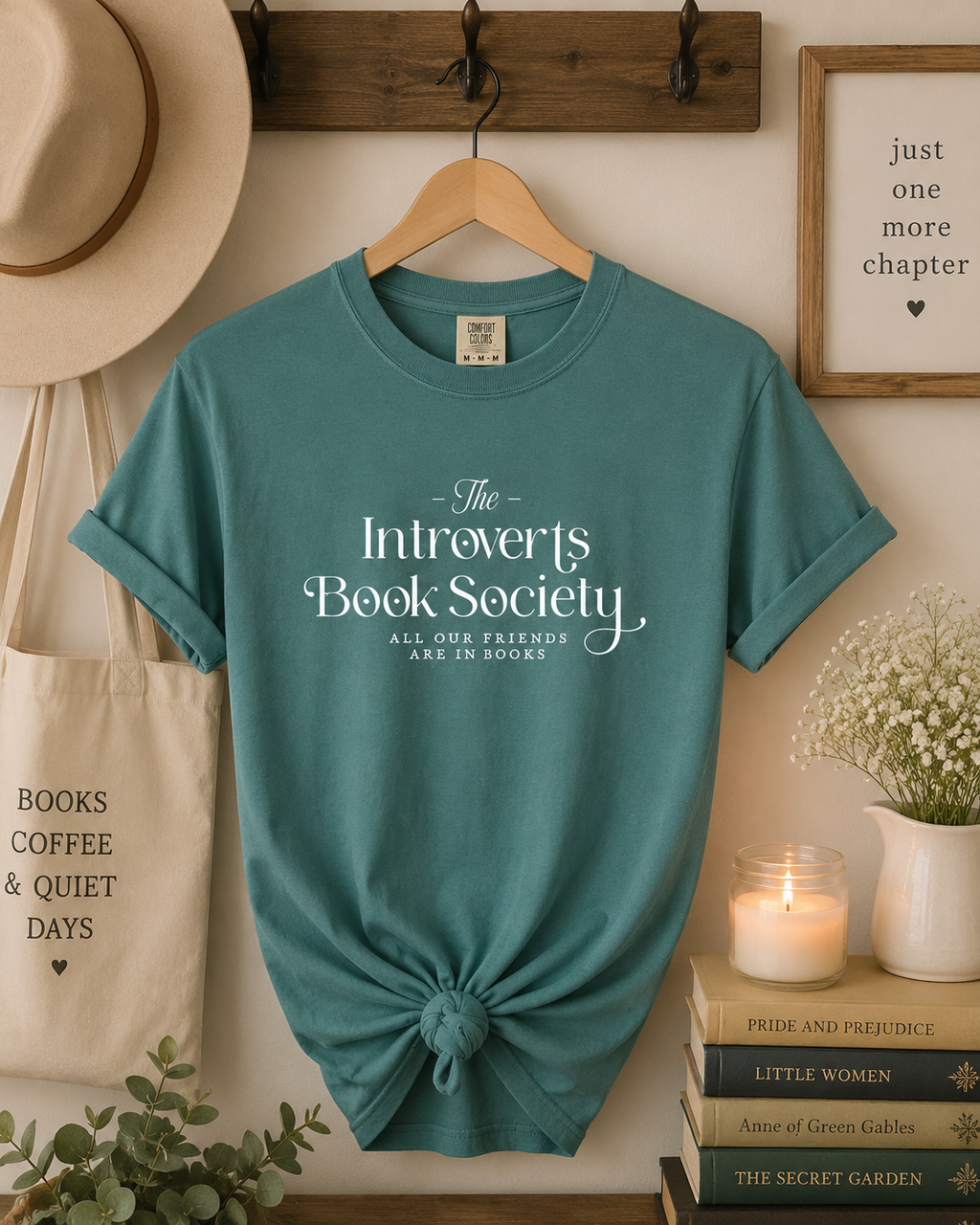 The Introverts Book Society Graphic Tee