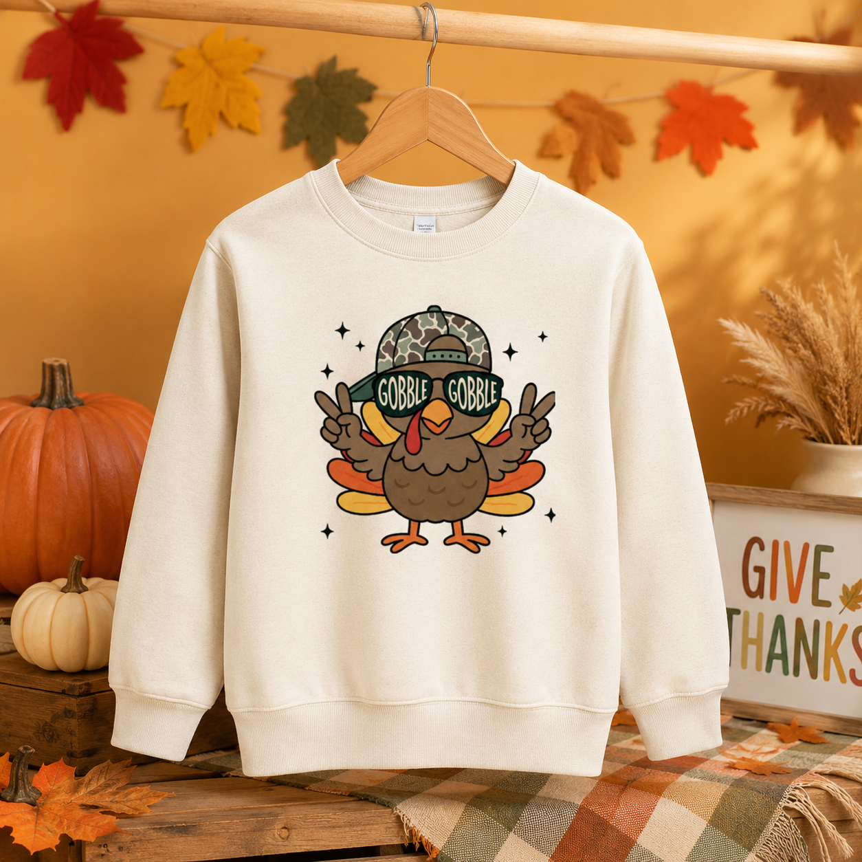 Peace Turkey Toddler Crew