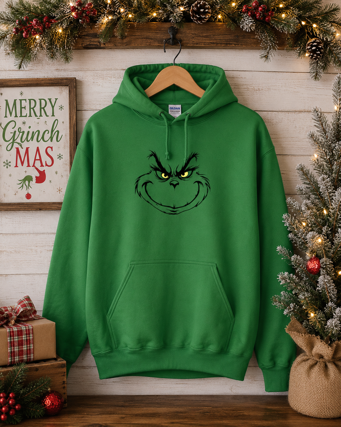 Mr. Grinch-Adult Hoodie