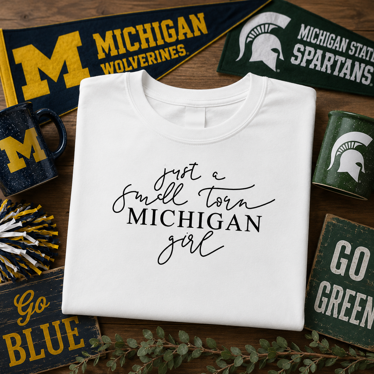 Just a Small Town Michigan Girl T-Shirt