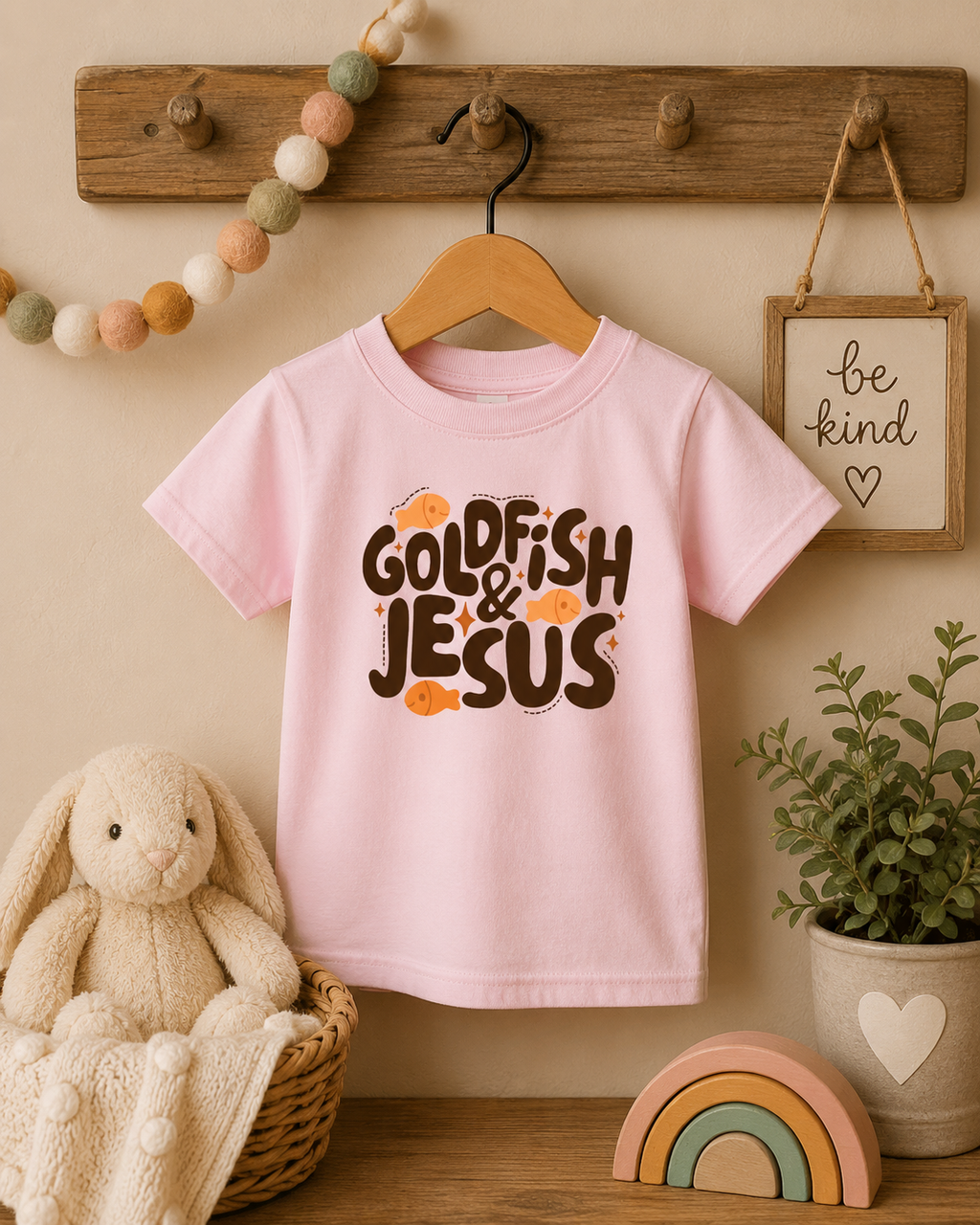 Goldfish & Jesus Toddler Tee
